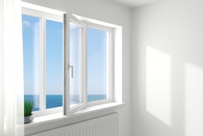 Casement Windows with Opened Sashes
